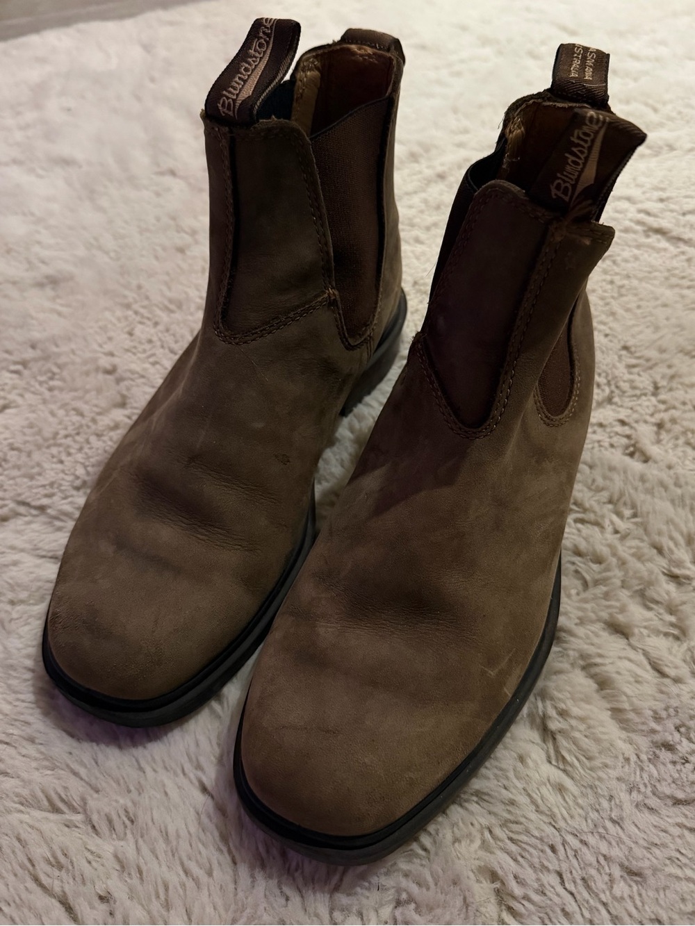 Blundstone Men's Taupe Brown Chukka Chelsea Boots